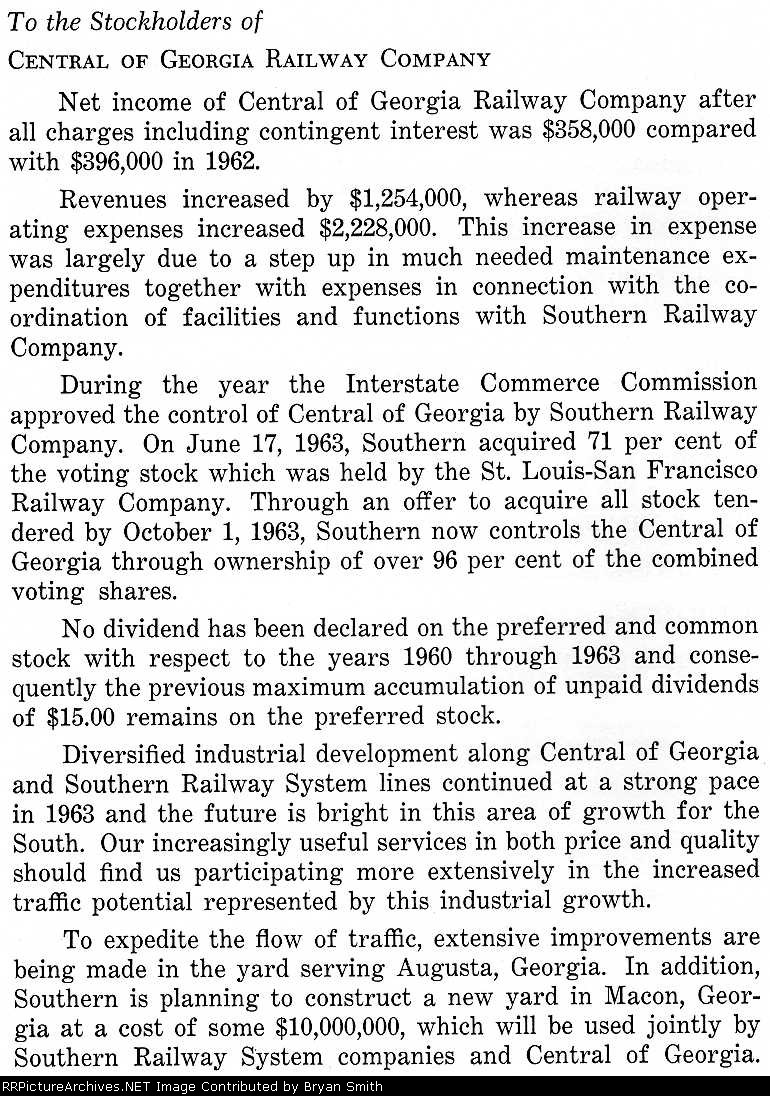 CofG 1963 Annual Report Cofg 1963 annual report